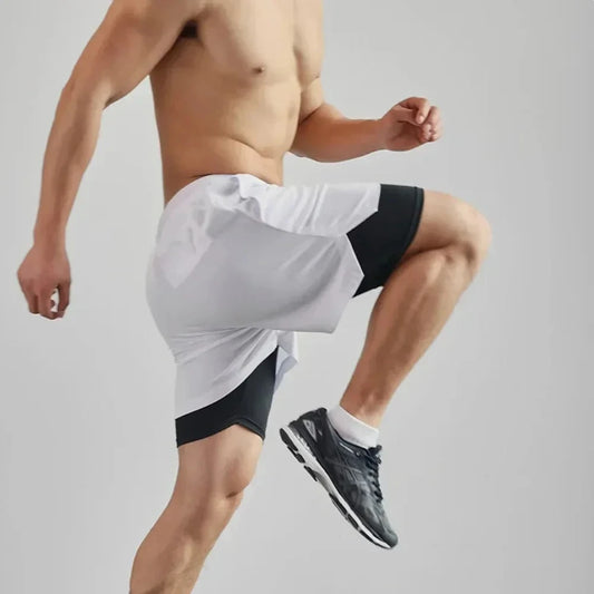 Men's Two-in-one Sports Shorts,  Breathable , Casual,  Quick-drying,  Double-layer Shorts for Summer,  Running Sportswear,Bottoms M-3XL. There are only 2 Colors/sizes you can order due to low stock.  the color goes by the UND