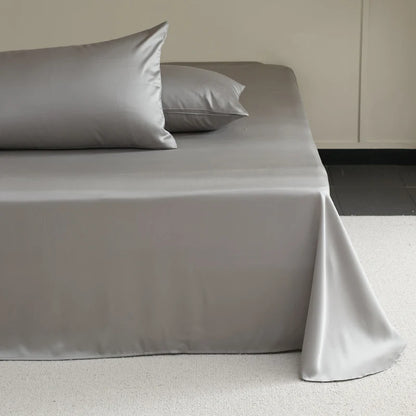 100% Mulberry Silk 4/6pcs Bed Sheet Set, Luxury Silk Fitted Sheet Flat Sheet Pillowcase, Washable Soft