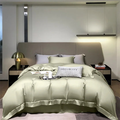 Dreamreal Pure Bamboo Bedding Set for Hotel Home Luxury Organic Bamboo Duvet Cover Fitted Bed Sheet Sets Pillowcase Cooling Soft