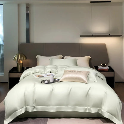 Dreamreal Pure Bamboo Bedding Set for Hotel Home Luxury Organic Bamboo Duvet Cover Fitted Bed Sheet Sets Pillowcase Cooling Soft