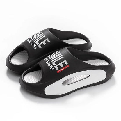Mens  Leisure Slippers /Womens Summer House Shoes,  Soft EVA Anti-slip, Indoor, Beach Slides,Female/ Male Outdoor Street Sandals