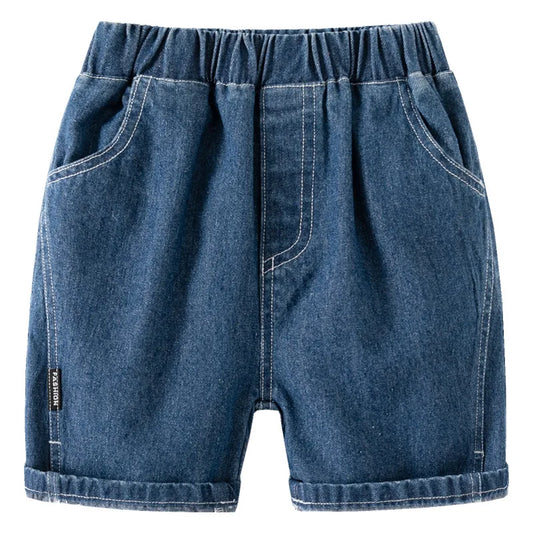 Toddler KIDS Denim Shorts (1 to 2 3 4 5 6 7 Years ) Blue Kids  Jeans / Shorts,  Black Soft Cotton Childrens Short Pants