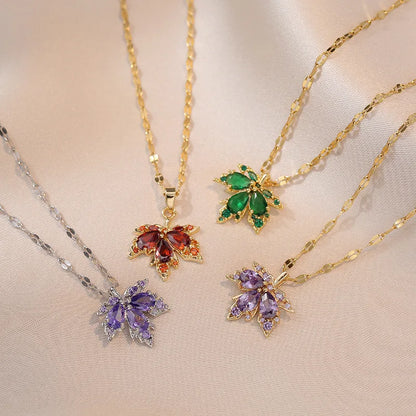 Exquisite Micro Inlaid Zircon Butterfly Tassel Necklace For Women and MOTHERS DAY Gift.   Stainless Steel,  Clavicle Choker Jewelry