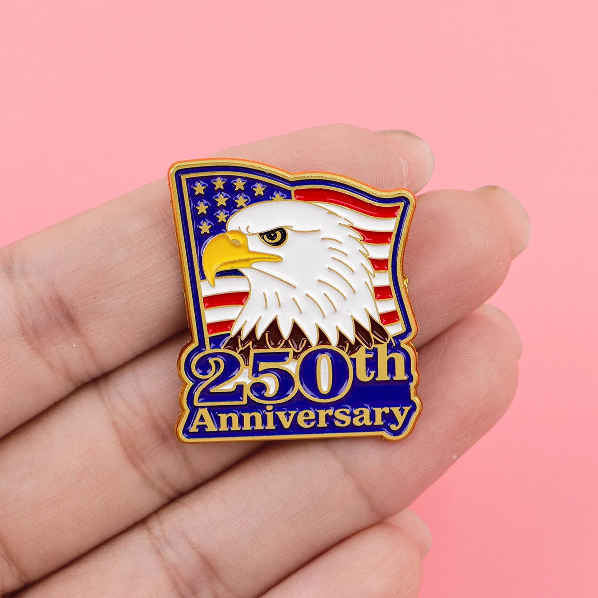 American Flag, Enamel Pin Brooch,  Lapel Pins, Badge for  Backpack,  Clothing,  Accessories Fashion Jewelry  for the 250th Anniversary Gift