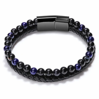 Stainless Steel Bracelet Tiger Eye Stone Beads Bracelet Natural Lava Stone Beads Stainless Steel Bracelet Men /Women Jewelry.  Green, Lava, Yellow tigers eye Have just a few LEFT. Please don't WAIT!!!