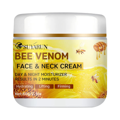 SUYARUN Bee Venom Collagen Anti-Aging Face Cream | Firming Lifting Moisturizer | Wrinkle Reduction | 24H Hydration.