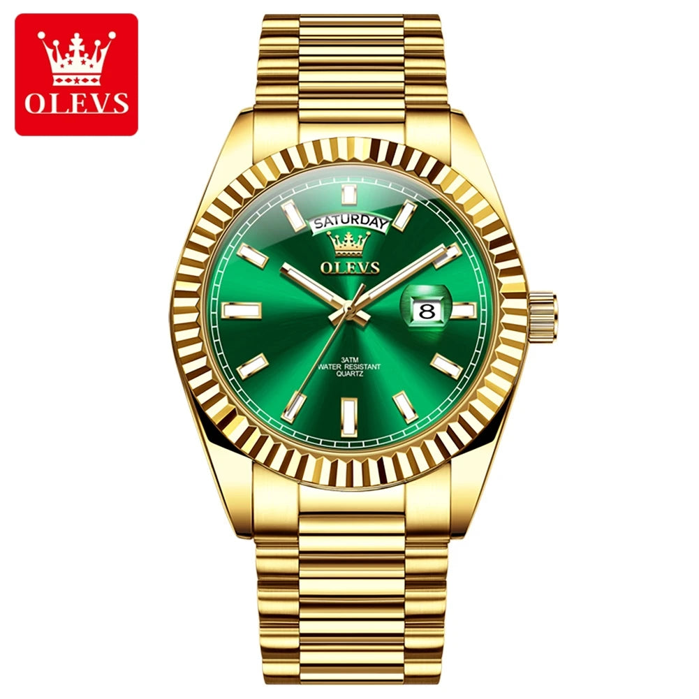 Men's Watch,  Top Brand Luxury Wrist Watch For Men , Fashion Rose Gold,  Stainless Steel,  Waterproof Watch, Day /Date /Quartz Clock.  Good availabilty!!!