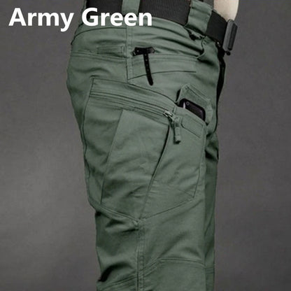 Men's Tactical Cargo Pants, up to 6XL Plus Size.  Outdoor Casual Sports Pant for Hiking,  Fishing  and Waterproof, Multi-pocket Men Trousers