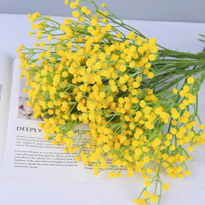 90 Headsof  Artificial Flowers /Bouquet,  61cm Plastic Gypsophila Fake Flower for Home Decor,  Wedding , Party Decorations,  Vase Accessories. A  "few " white bundles remain.  Tiffany Blue and Light Purple have ample availabl