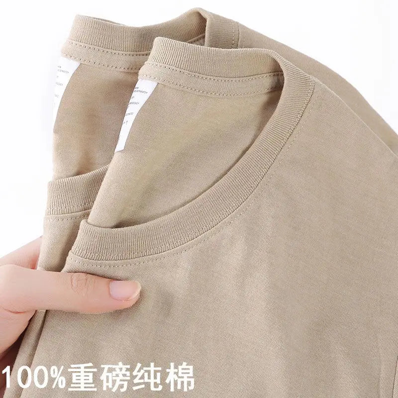 100% Cotton T-shirt,  Men /Women Solid Colors,  O Neck,  Short-sleeved Tops, Summer, Loose, Half-sleeve T Shirt Unisex M-4XL