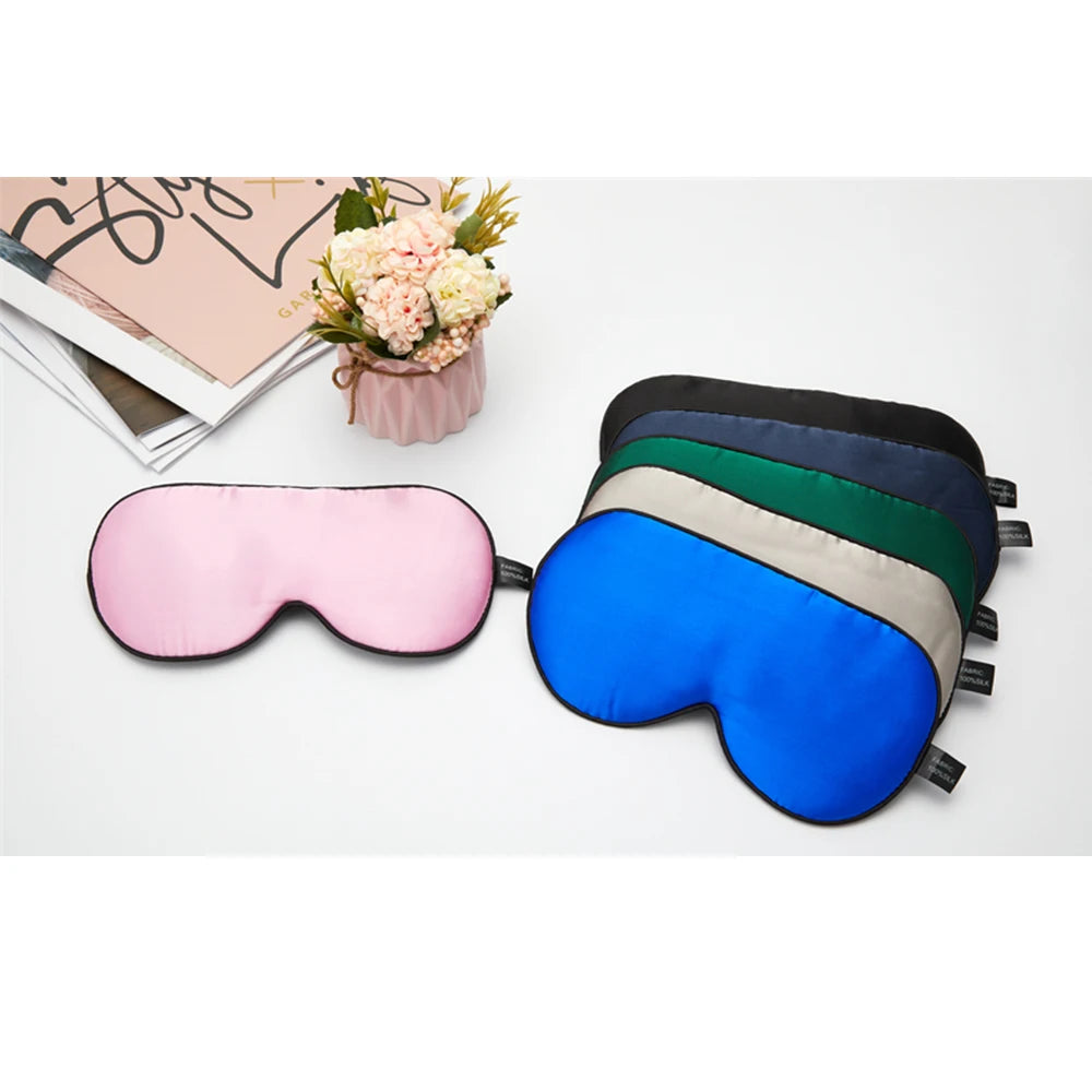 100% Mulberry Silk Sleep Mask For Women /Men.   Soft Eye Patches of  Natural Silk .   Satin Mask, Sleeping Comfort Eye Cover, High End.  BLUE is Least Available..... BLACK is MOST Available.  HURRY for other colors!