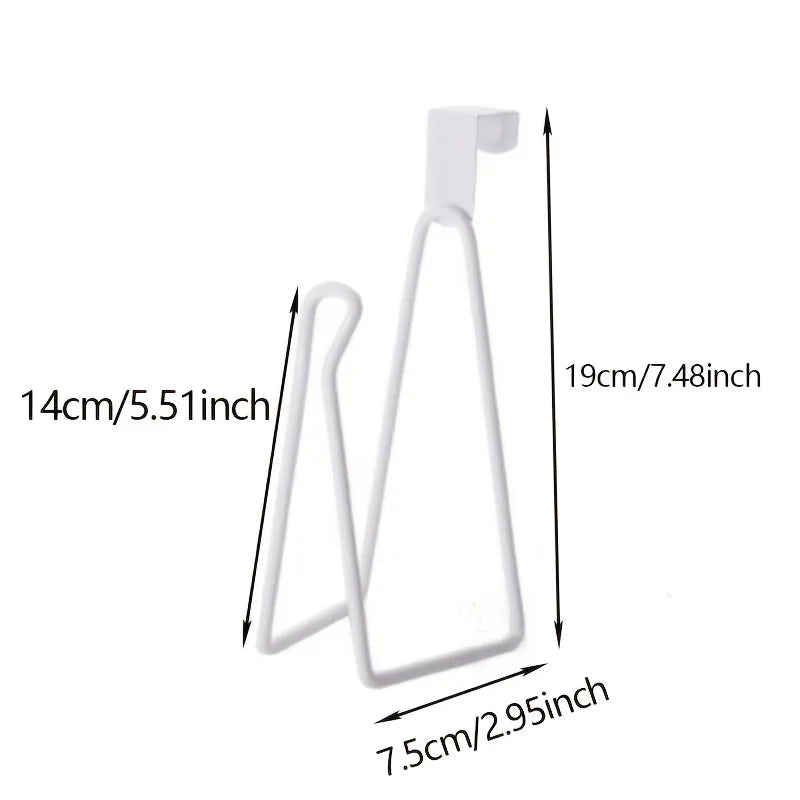 1 Pc Toilet Roll Paper Holder,  Organizer Wall Mount Storage Stand,  Kitchen / Bathroom,  No Drill Tissue /Towel Dispenser