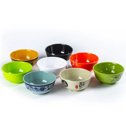 4.5 -5 inch 2 -10 piece set,  Break resistant Melamine Bowl for Thickened Flower Rice Soup or snacks.