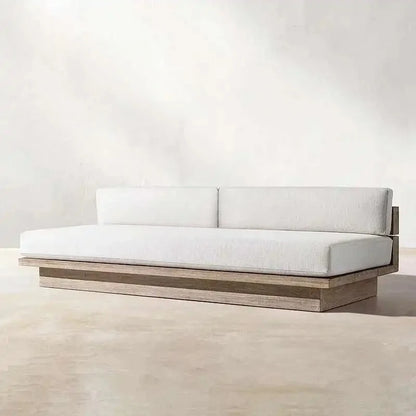 Japanese Style,  Waterproof and Sunscreen Garden Sofa, Minimalist Designer, Modern Garden Sofa, Artistic Outdoor Furniture,