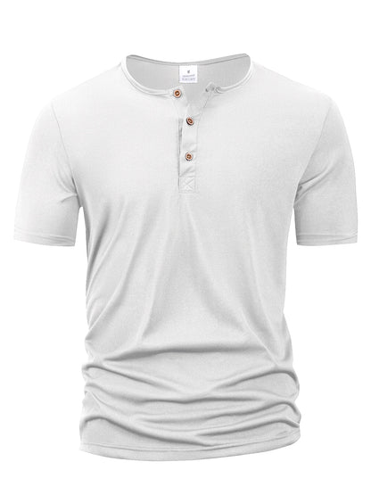 Mens Henley T-shirts,  Buttons,  Slim, Casual, Mens Solid Color,  Short Sleeve Sports T-shirt shirt.  Theres a Lt. Grey thats gone and every other color ha some of mostly everything.