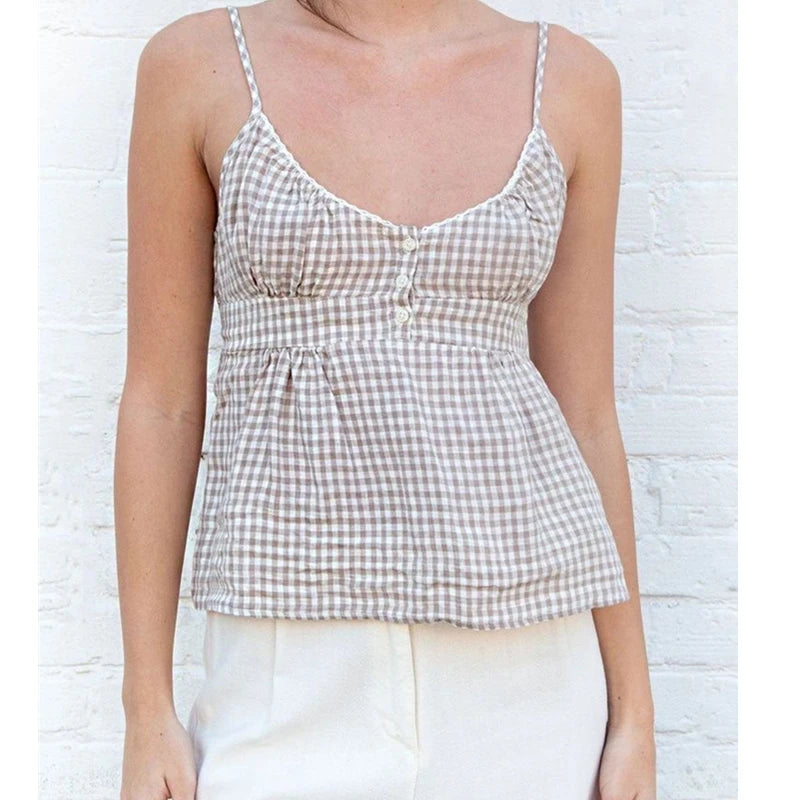 Ruffle Top Buttons Womens Crop Tops, Cute, Short Sleeve Tshirt