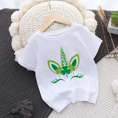 Mr Lucky Charm Print Kids T-shirt,  Children .  St. Patricks Day Shirt Boy/ Girl Clothes,  St. Patricks Day Toddlers  Outfits