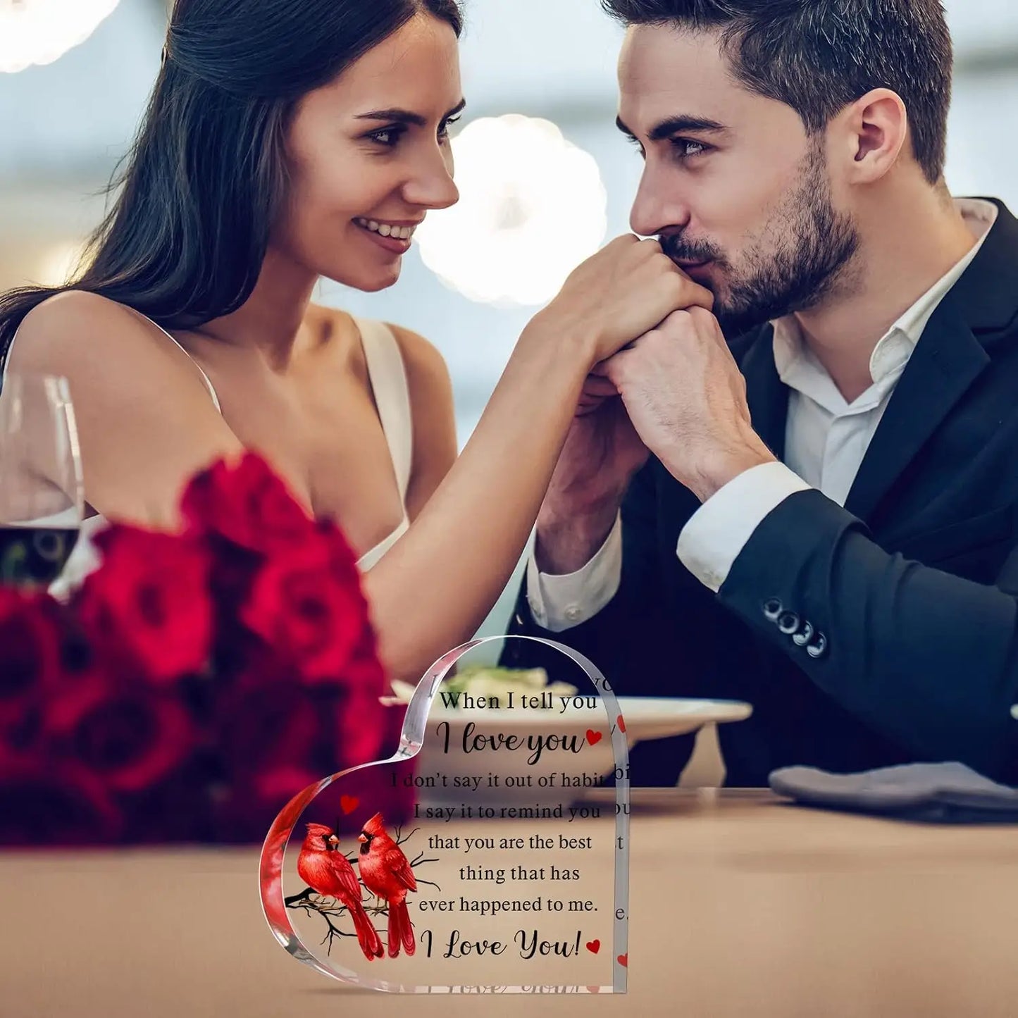 1pc,To My Love Acrylic Gift for Her,  Boyfriend, AND  Gift Ideas Anniversary,  Valentines,  Birthday, ANY COMMEMORATIVE EVENT