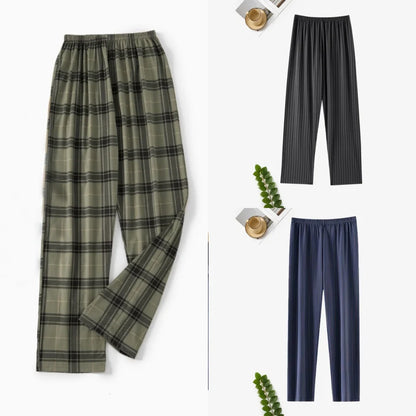 Men's Pajama Pants for Spring and Autum.  Single-Piece Long Pants.  Men's Casual Homewear