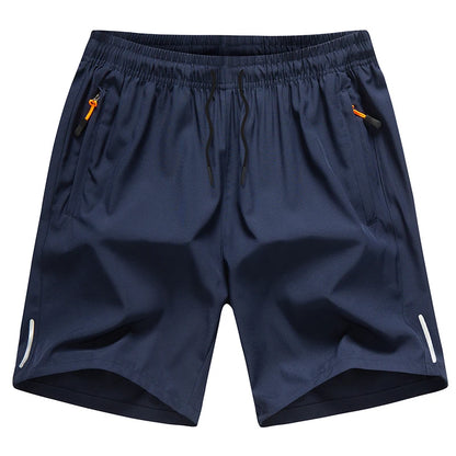 Men's Athletic Performance Gym Shorts With Pockets for Summer Training, Running, With Big Size M-8XL