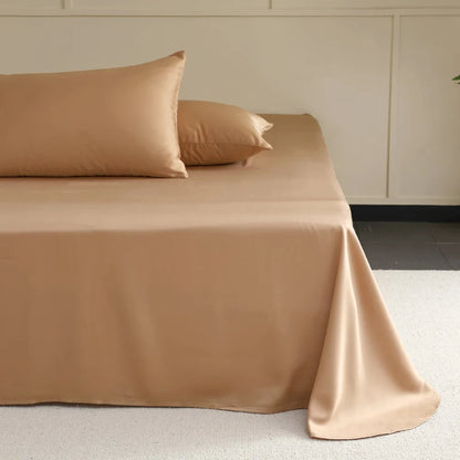 100% Mulberry Silk 4/6pcs Bed Sheet Set, Luxury Silk Fitted Sheet Flat Sheet Pillowcase, Washable Soft