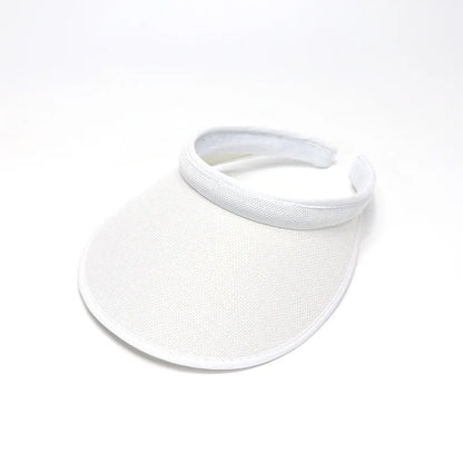 Style "A" is all gone( With the 3 Stripes. ) Styles "B" and "C" are available.  Summer,  Empty Top Straw Hat for Women, Outdoor for Sunscreen .  Visor for  Female,  Handmade,  UV Protection, Big Brim Sun Hat/Visor.    The pi