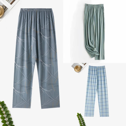 Pajama Pants.  Men's Summer wear.  Thin  and Loose in Large Size Trousers.  Home Pants