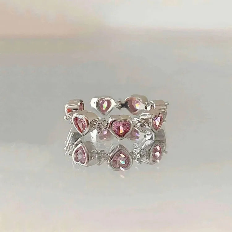 Newly  Arrived Romantic,  Lovely Pink Bowknot Design  for Females.  Exquisite Jewelry Ring with Micro Bow Tie,  'Zircon' for Party and Dating