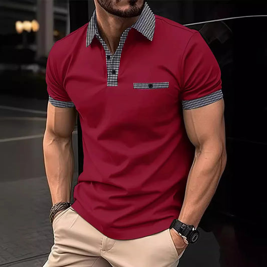 Great looking Polo SHIRT, and I wish" RED " wasn't totally gone!!!  There are still 3 good colors to choose from.   Good trimming on this fast-selling Men's Short-sleeved POLO Shirts. Three Colors and lots of sizes as of tod