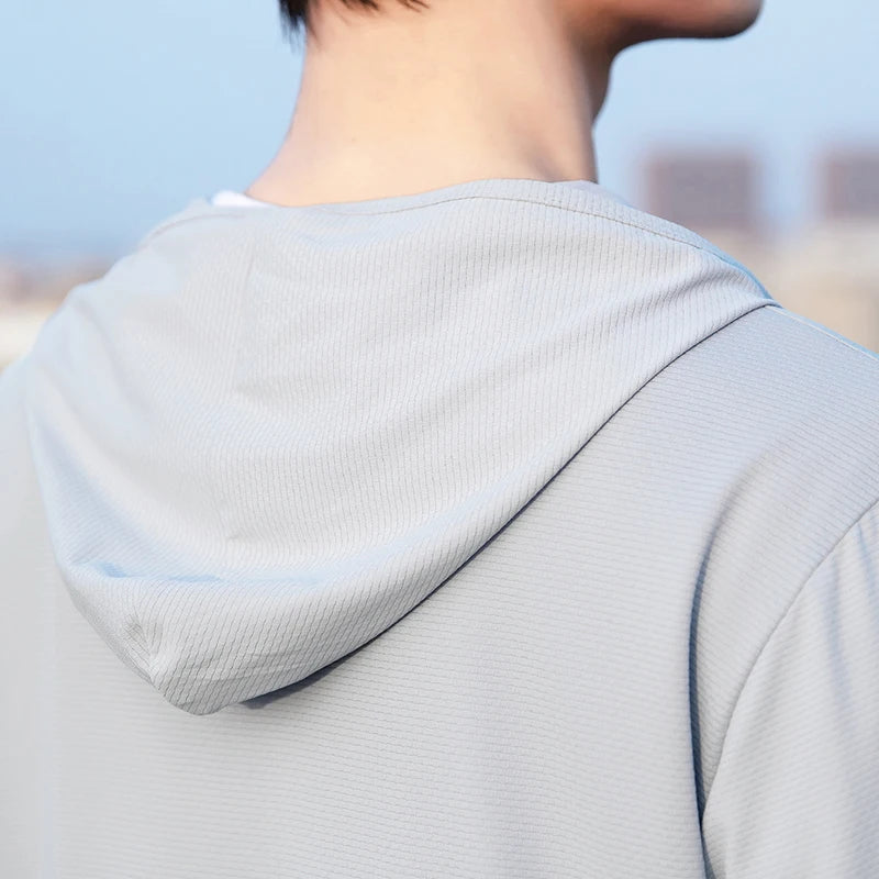 Unisex Summer,  New UPF 50+ UV Sun Protection Hoodie Jacket,. Men  and Womens  Lightweight Hiking Outdoor Long Sleeve Sun Shirt/ Coat