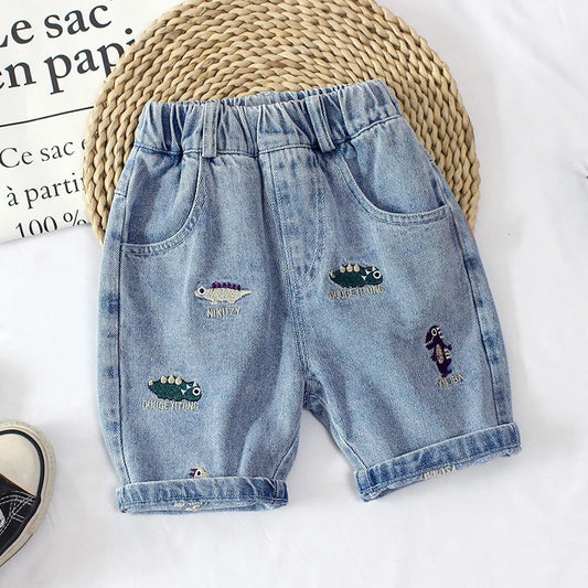 Boys Beach Shorts /Jeans,  Childrens Clothes,  Pants,Denim Clothing,  Bermudas for Infants, Boys Casual Trousers
