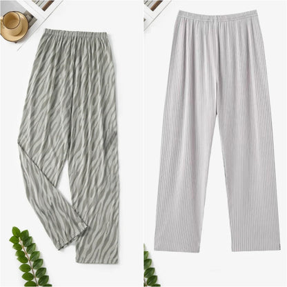 Pajama Pants.  Men's Summer wear.  Thin  and Loose in Large Size Trousers.  Home Pants