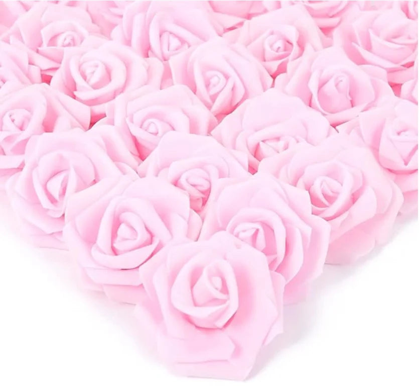 10/20/50Pcs Artificial Foam Rose Flowers,  Fake Flower for Home,  Room,  Decor for  Wedding Party, Halloween, Thanksgiving,  Christmas, Valinrtines Day