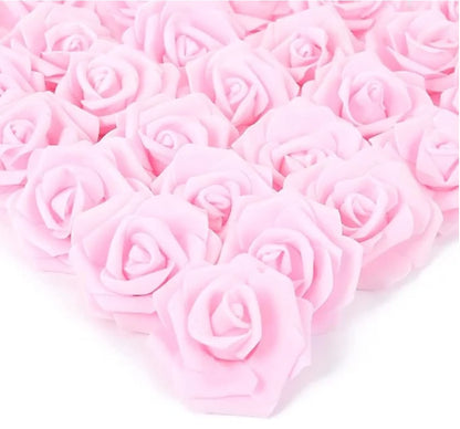 10/20/50Pcs Artificial Foam Rose Flowers,  Fake Flower for Home,  Room,  Decor for  Wedding Party, Halloween, Thanksgiving,  Christmas, Valinrtines Day