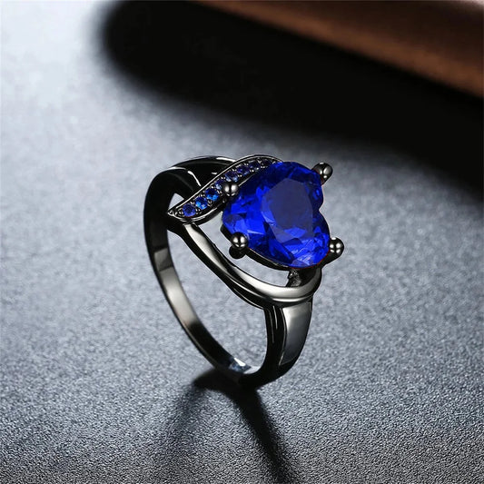 Fashion Couple Rings,  Romantic Womens Heart Rhinestone in color.and Zircon Ring.   Mens Stainless Steel Celtic Dragon Ring,  Wedding Jewelry or gifts