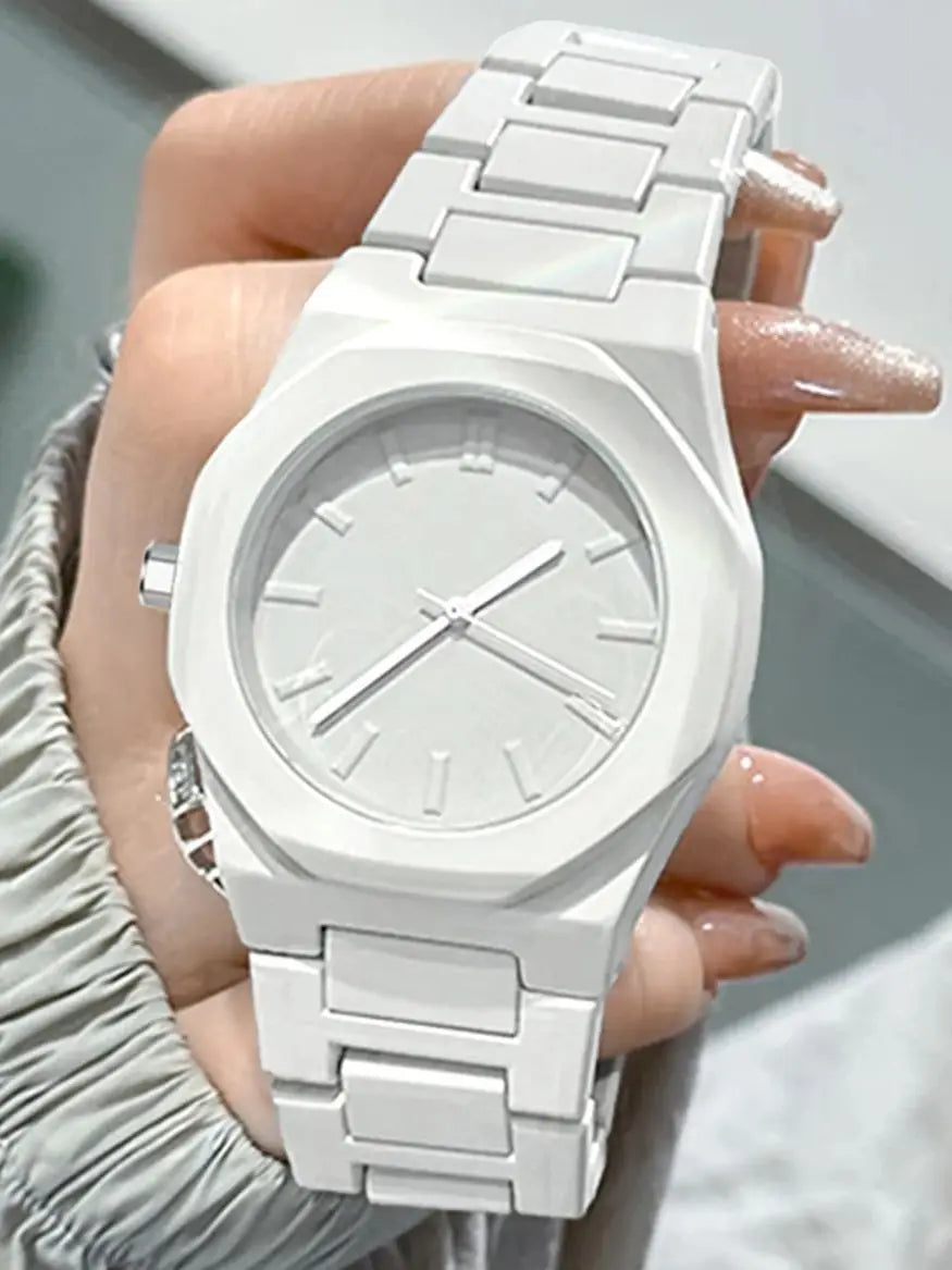 Mens watch, Quartz,  clean contemporary style.  Better picture in images.  Black watch with Black lettering is really low in stock.  Several other choices.