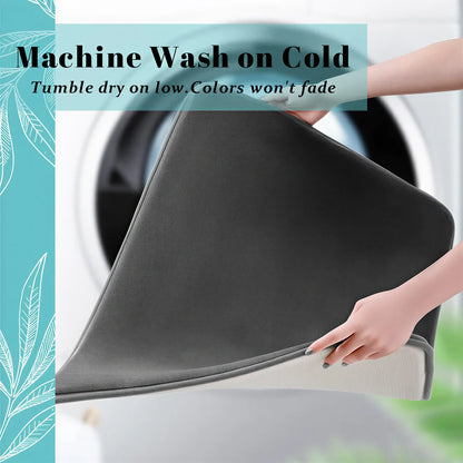 Super absorbent floor mat,  super anti slip  velvet bathroom floor mat,