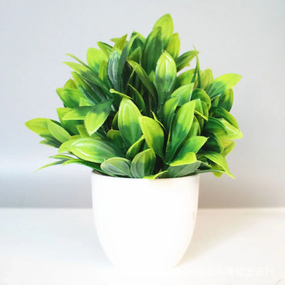 Potted Artificial  Bonsai Plants, Indoor/Outdoor Decorations.