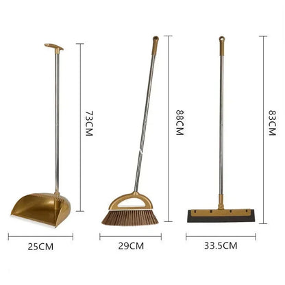Sweeper/Wiper for Floors.  Home Accessories Sweeping, Dust Brush,  Multifunction Magic Broom and Plastic Dustpan Set.