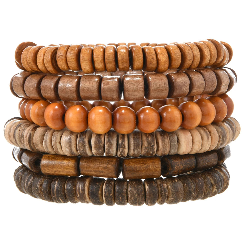 5pcs  black leather braided  bracelet for men /women