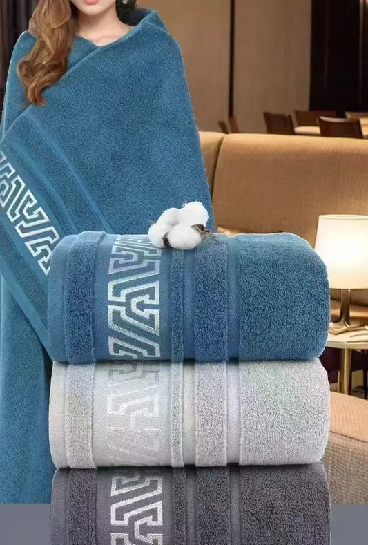 380g new pure cotton thick bath towel 70*140 soft , absorbent and no shedding color