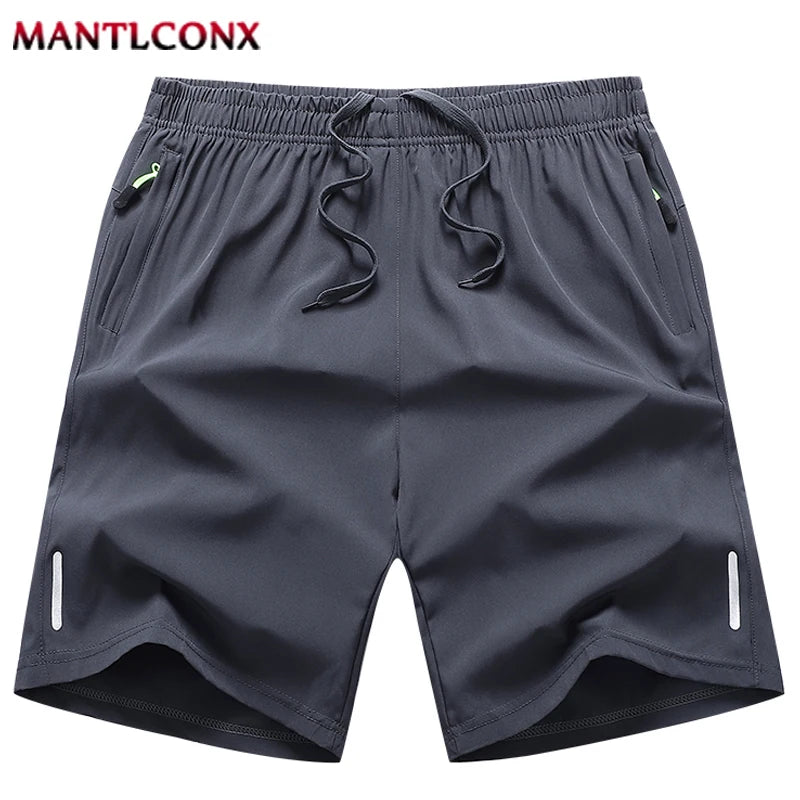 Summer Men's Shorts,  Cool Sportswear,  Running Shorts,   Casual Bottoms for  Fitness,  Training,  Jogging, Short Pants Men Black Gray
