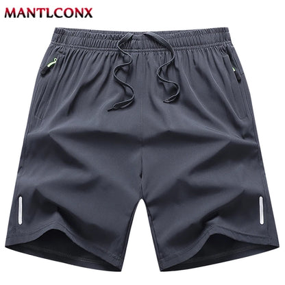 Summer Men's Shorts,  Cool Sportswear,  Running Shorts,   Casual Bottoms for  Fitness,  Training,  Jogging, Short Pants Men Black Gray