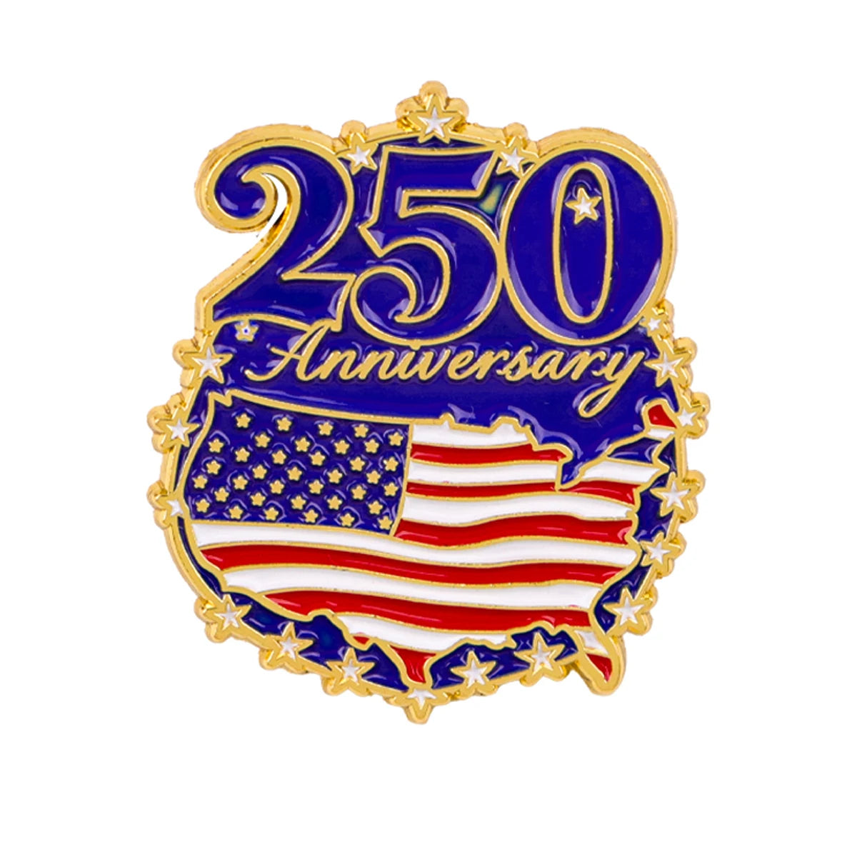 American Flag, Enamel Pin Brooch,  Lapel Pins, Badge for  Backpack,  Clothing,  Accessories Fashion Jewelry  for the 250th Anniversary Gift