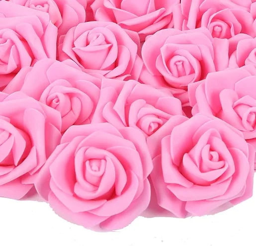 10/20/50Pcs Artificial Foam Rose Flowers,  Fake Flower for Home,  Room,  Decor for  Wedding Party, Halloween, Thanksgiving,  Christmas, Valinrtines Day