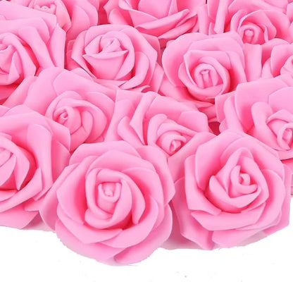 10/20/50Pcs Artificial Foam Rose Flowers,  Fake Flower for Home,  Room,  Decor for  Wedding Party, Halloween, Thanksgiving,  Christmas, Valinrtines Day