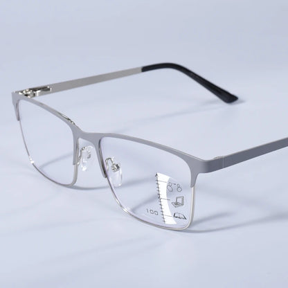 Double Color Overszie Frame,  with  Progressive Multifocal Reading Glasses with High-definition.   Glasses for  Men and Women.  Anti -Blue Light, Presbybo.  ONLY +175 is all gone.  All others very GOOD availability. COLOR is