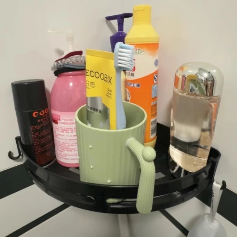 3/2/1 PCS Strong Adhesive No Drill Shower Shelf Storage Upgraded Waterproof Bathroom Organizer Shampoo & Towel Holder Wall Mount