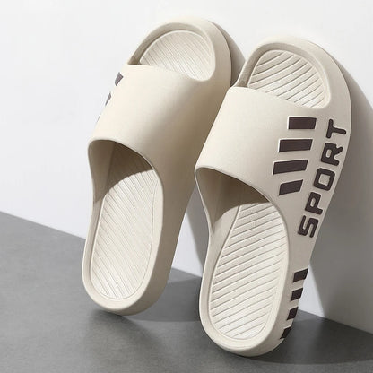 Summer Slippers For Men . Indoor/ Outdoor Sandals,  Beach Flip Flops,   Thick Sole Male Slides Summer, Non-Slip , Men Shower Slippers