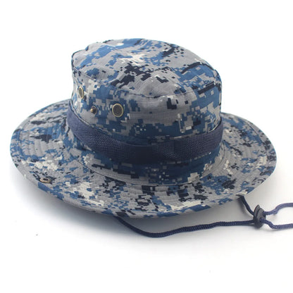 Camouflage or solid Tactical Cap, Bucket Hat/ Caps also in  Camo for adults or older teens.   Outdoor Protection in the sun.